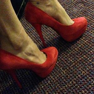 Baker Red Pumps