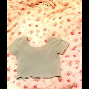 Baby Blue Crop Top