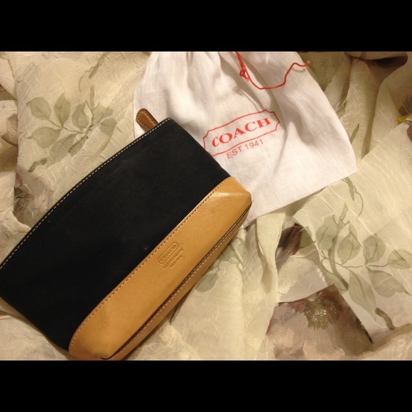 Coach makeup bag