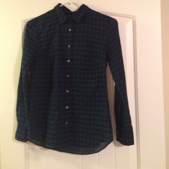 J. Crew plaid shirt
