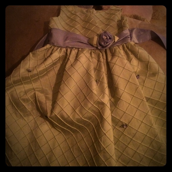 Green Girls Dress