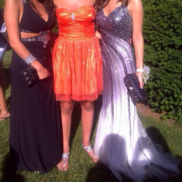 Dresses & Skirts - Jovani silver/grey/white prom dress !