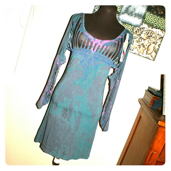NEW *Large* Anama Peek-A-Boo Casual Dress