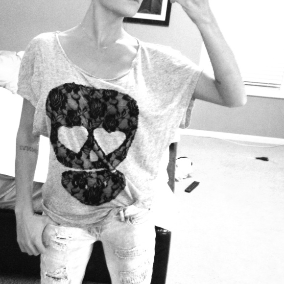 Lace Skull shirt