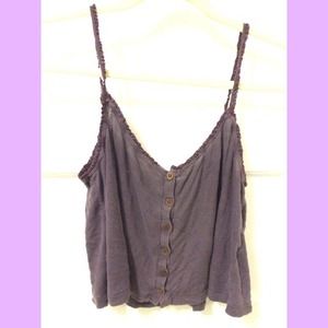Brandy Melville purple crop top tank