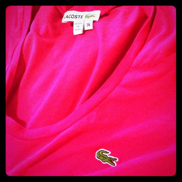 Lacoste long sleeve tee ❤️❤️❤️💁
