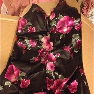 Floral Silky Dress