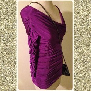 Silk Mini Evening Dress