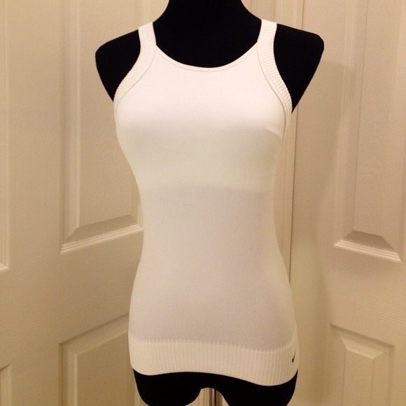 White Nike Dry Fit Tank Top