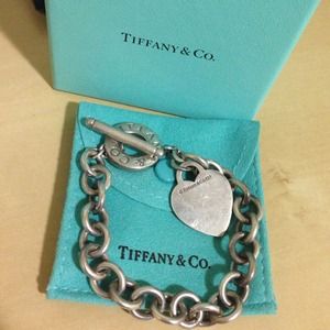 Tiffany's heart tag toggle bracelet