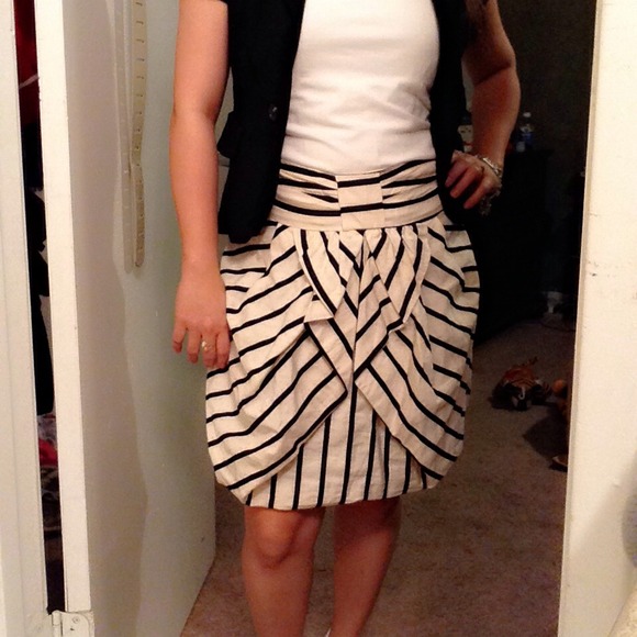 Eva franco stripe skirt.