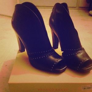 Franco Sarto black studded heels!!!!!!!!!