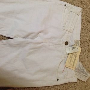 New! Current Elliott white bell bottom jeans!