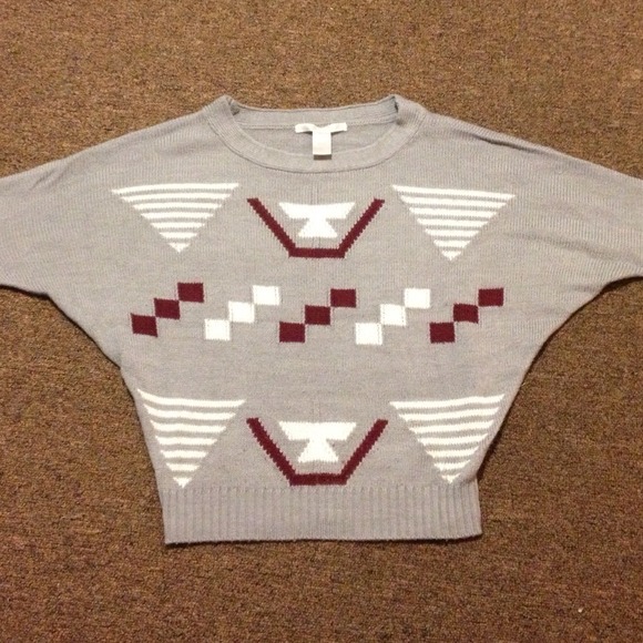 Aztec Cropped Sweater