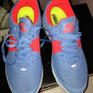 Blue nd pink comfy sneakers