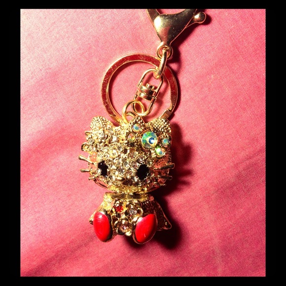 Hello kitty key purse chain