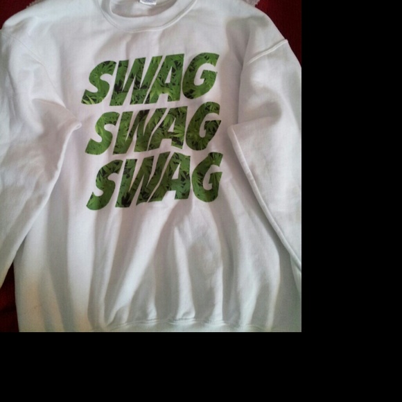 Mens large swag sweat shirt