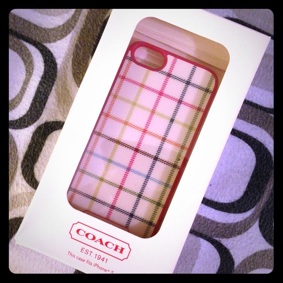 💯Authentic COACH iPhone 5 Case