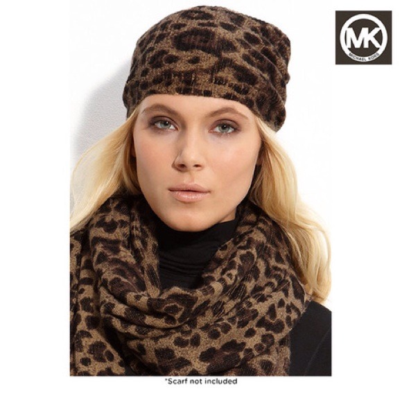 Michael by Michael Kors Leopard Beanie