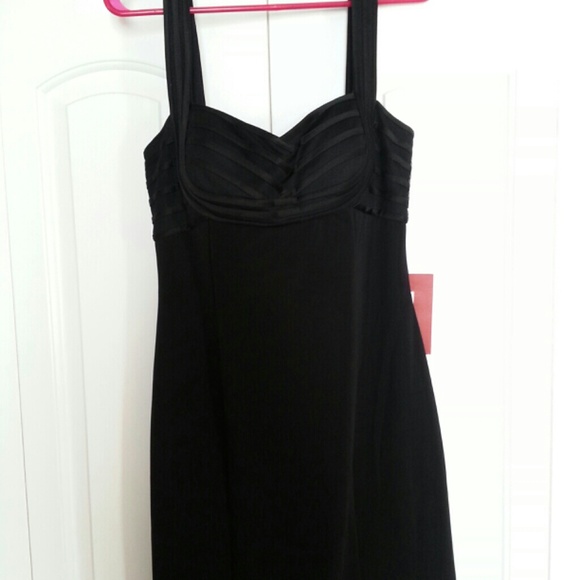 Black evening dress