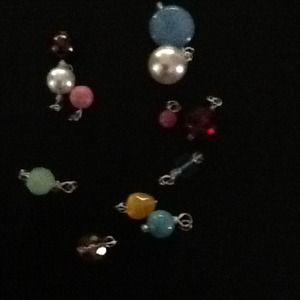 Earring wire add on beads