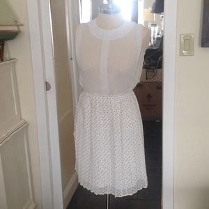 Beautiful black and white pot a dot dress