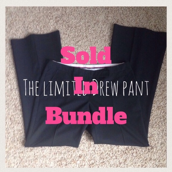 The Limited "Drew" black pant