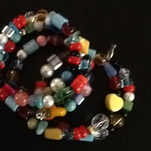 Multiple Bead Wrap Bracelet