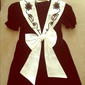 Black and white dress