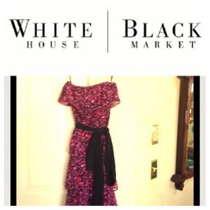White House Black Market Floral Dress.