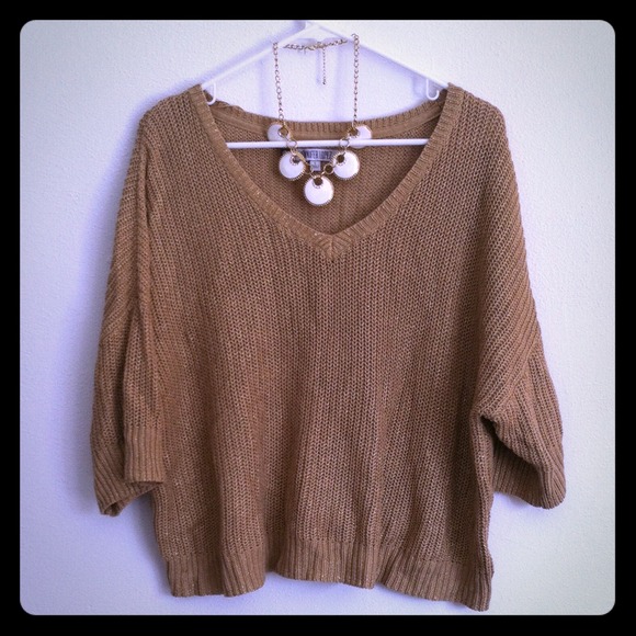 ❌BUNDLED❌Sparky beige sweater!