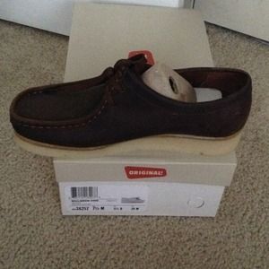 Clark Wallabee Beeswax Leather