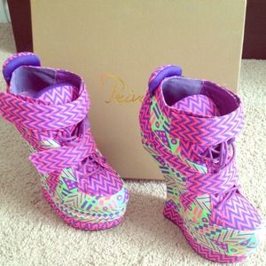 Privileged wedges bootie named Harkins Multi!!!!