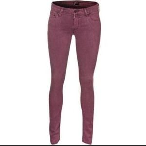 REDUCED Mother Jeans- The Looker in Ruby Purple