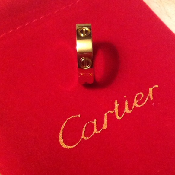 14k Gold Titanium Steel Screw Ring