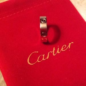 14k Rose Gold Titanium Steel Screw Ring