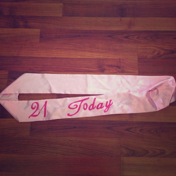21st Birthday Light Up Sash