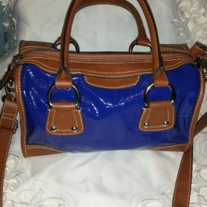 Blue satchel