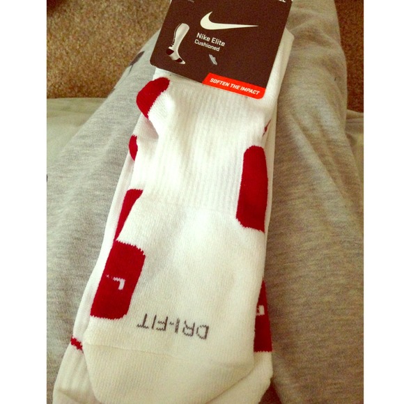 Thigh high elite socks.