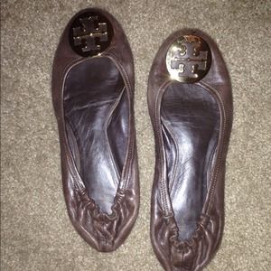 Authentic Tory Burch Reva Flats