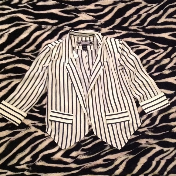 Navy Stripe Blazer - Buckle - Picture 1 of 1