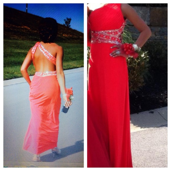 Prom dress. Wore once. Size 0-2.