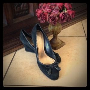 🍃🌼🌻🌹REDUCED🌺🌻 Irene suede wedge shoes👠