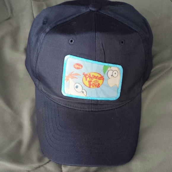 Kids Disney Phineas and Ferb Blue Adjustable Hat