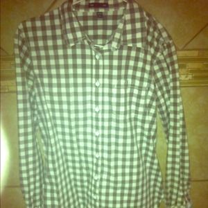 Plaid button down