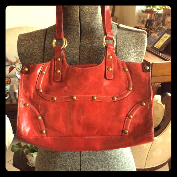 🌼🌺REDUCED AGAIN!!!🌺red Wilson Leather bag
