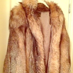 Beautiful fox fur coat!