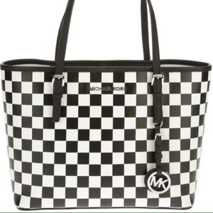 MICHAEL Michael Kors checkered medium tote