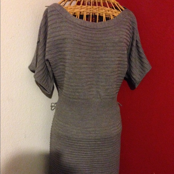 *LAST CHANCE* DONATING 10/18* Gray Sweater Dress - Picture 3 of 4