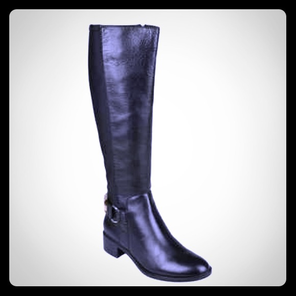 Wear paw tall black boots